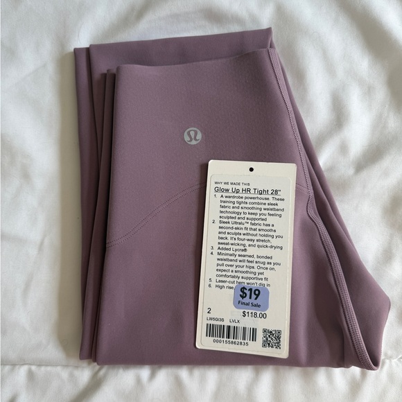 Lululemon Purple High-Rise Leggings - Picture 2 of 4